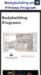 Mobile Screenshot of bodybuildingfitnessprogram.com